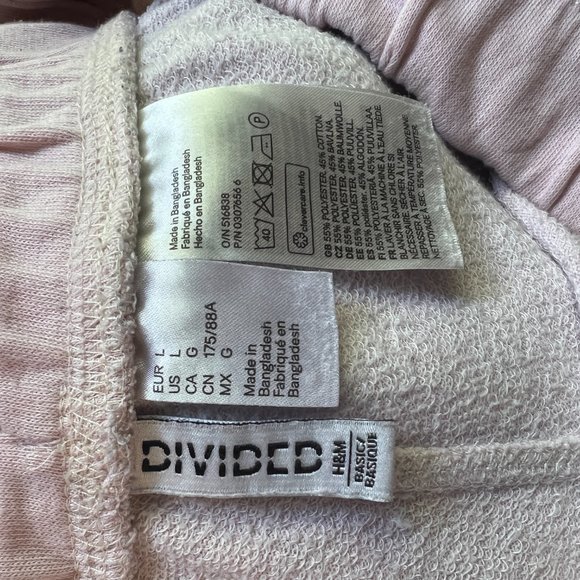 🌿4/$35🌿 H&M Pink Cotton Shorts (L) - Picture 4 of 5